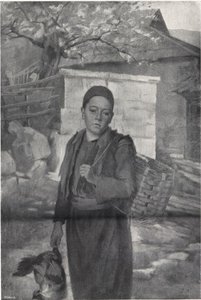 A téren alkotó: Ivana Kobilca